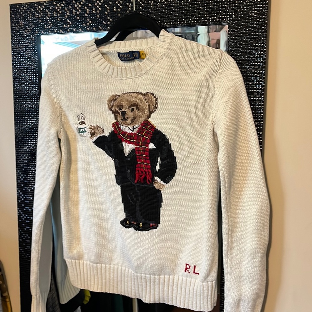 Polo Ralph Lauren Women’s Bear Knit Sweater